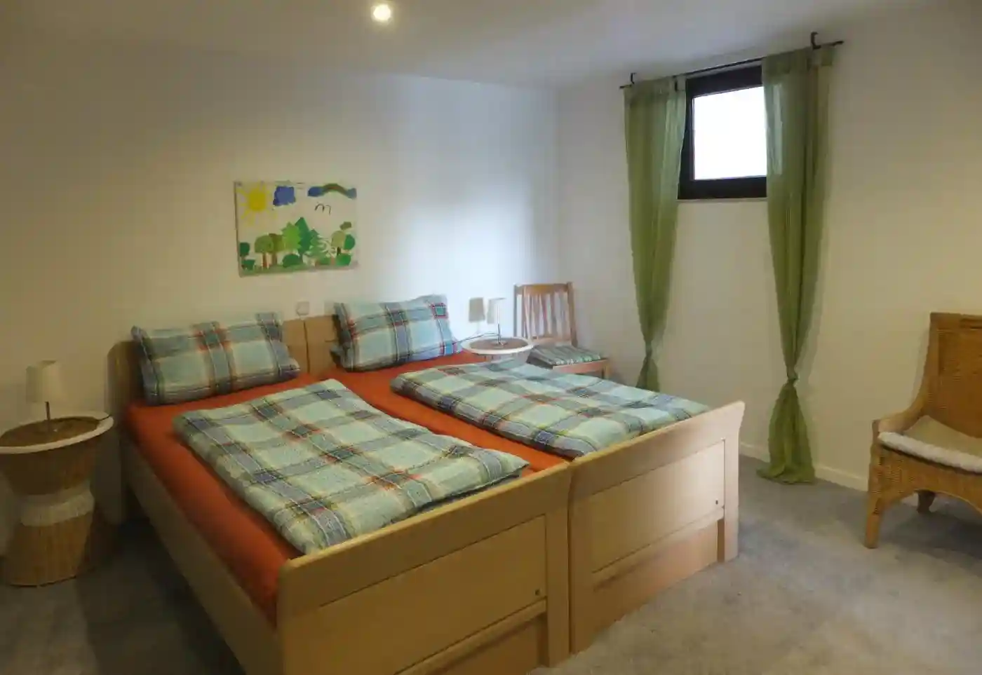 Schlafzimmer der Unterkunft Am Bückeberg