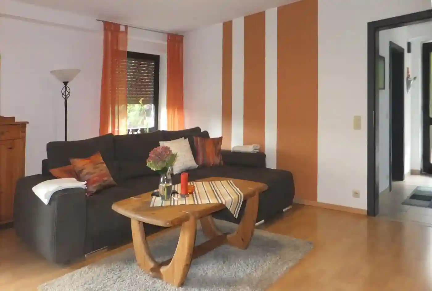 Wohnzimmer der Unterkunft Am Bückeberg